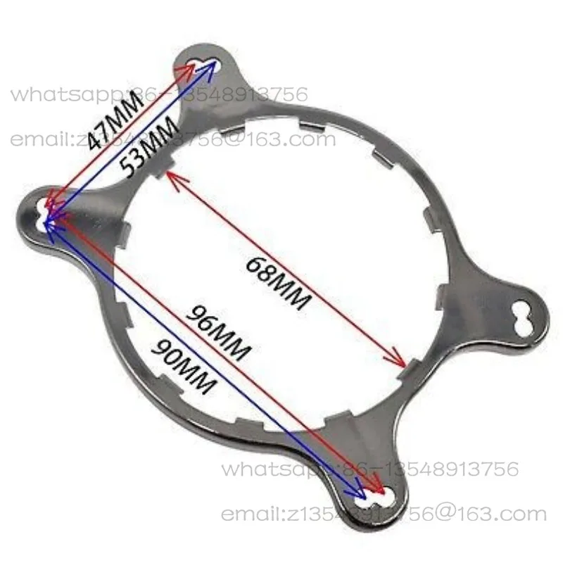 Integrated water-cooled AM4 AM5 mounting clasp for X42 X52 X53 X63 Z53 Z63 Z73 radiator bracket