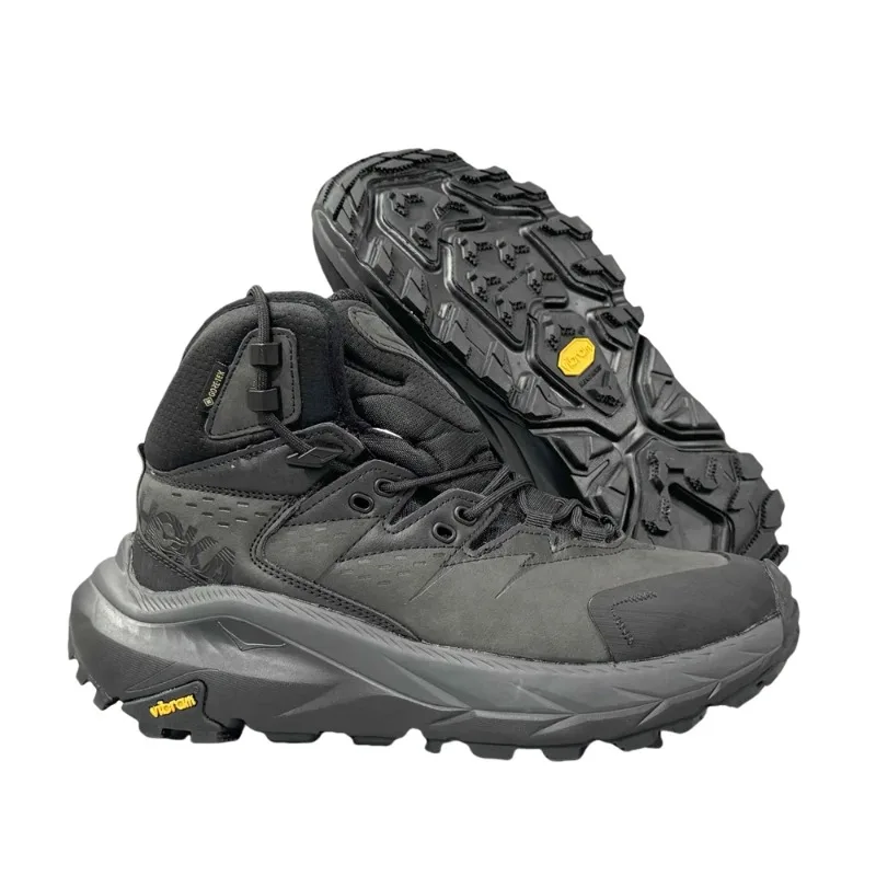 HOKA ONE ONE Kaha 2 GTX negro clásico al aire libre antideslizante y resistente al desgaste zapatillas altas para correr para hombres y mujeres 1123155 -BBLC