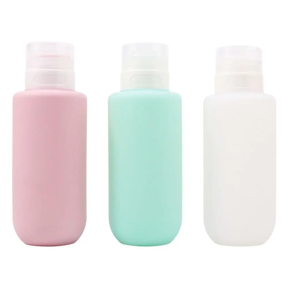 Accesorios de viaje de 200ml, botella de silicona recargable para lavado de manos portátil, tubo de subembotellado, botellas vacías, contenedor para apretar