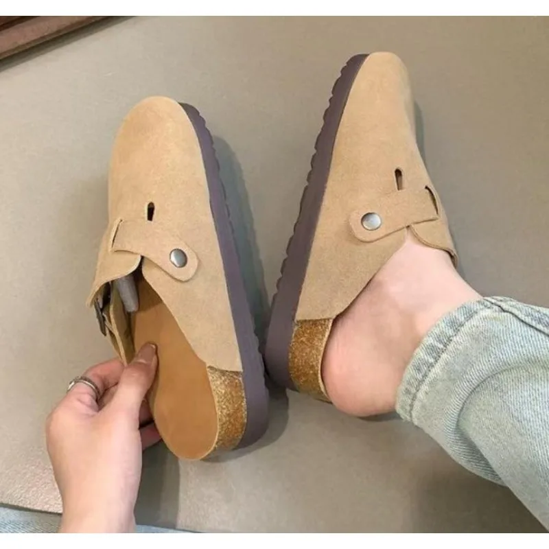 

New Women's Classic Cork Clogs and Mules Men Slip-on Footbed Beach Sandals Outdoor Street Wear Shoes with Arch Support Slippers