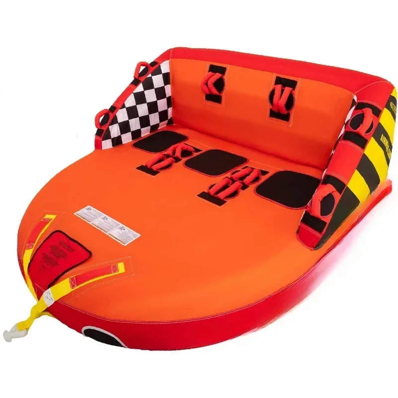 

Great Discounts.Mable Inflatable Towable Tube | 1-4 Rider EVA Foam Pads | Patented Speed Valve | Boat Tubes and ，.new
