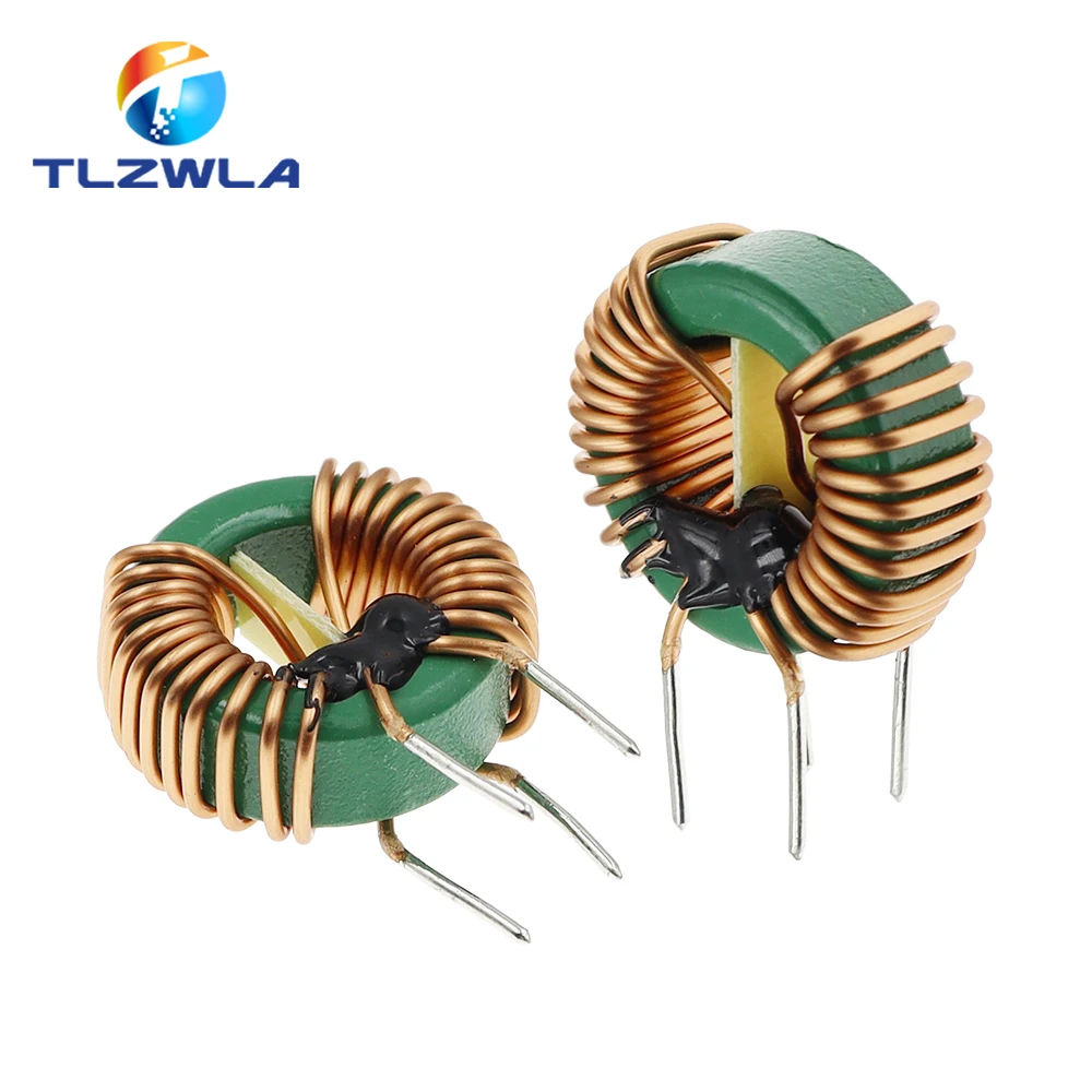 1PCS Common Mode Inductance 22*14*8 2MH 1.0 line Diameter 10A Magnetic Ring inductance Power Supply Filter inductance Coil