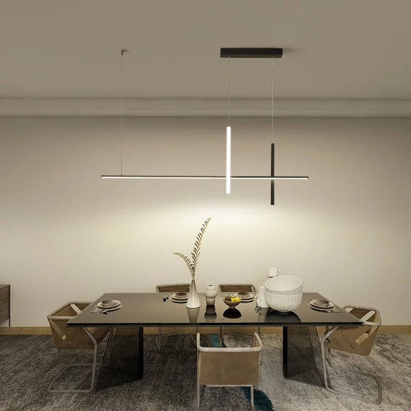 Modern Minimalist Led Pendant Lights Dimmable for Kitchen Office Table Dining Room Chandelier Home Decor Lusters Luminaires