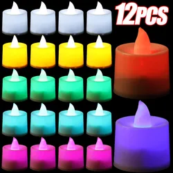 Flameless LED Candle Battery Powered Tea Lights Wedding Birthday Christmas Party Outdoor Home Decoration Fake Electronic Candles