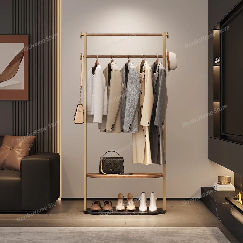 Floor Display Coat Racks Storage Standing Clothes Open Luxury Organizer Living Room Coat Racks Modern Perchero Home Furniture