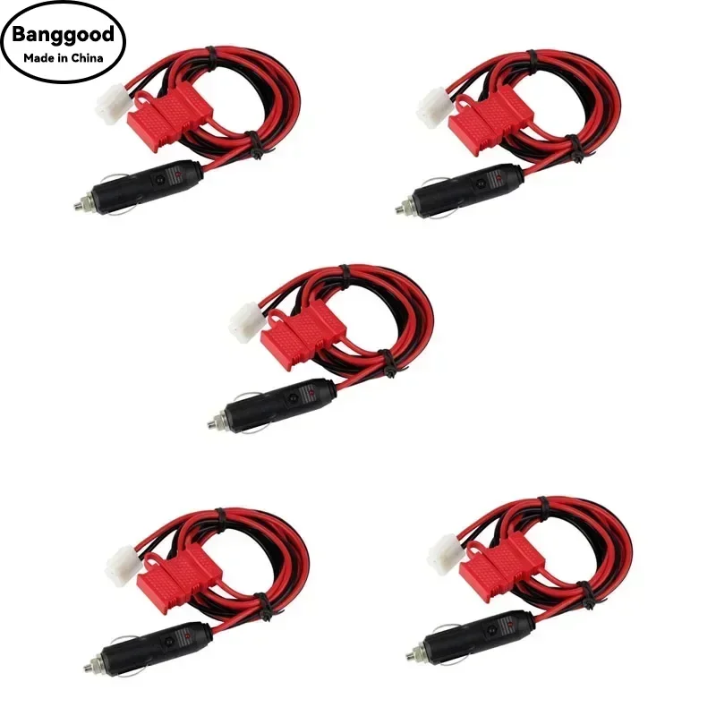 

Кабель питания для автомобильной прикуривательной розетки 12В (5 шт.) для Kenwood TM-241/261/281, YAESU, ICOM FT-8800R/8900R, автомобильных мобильных радиостанций