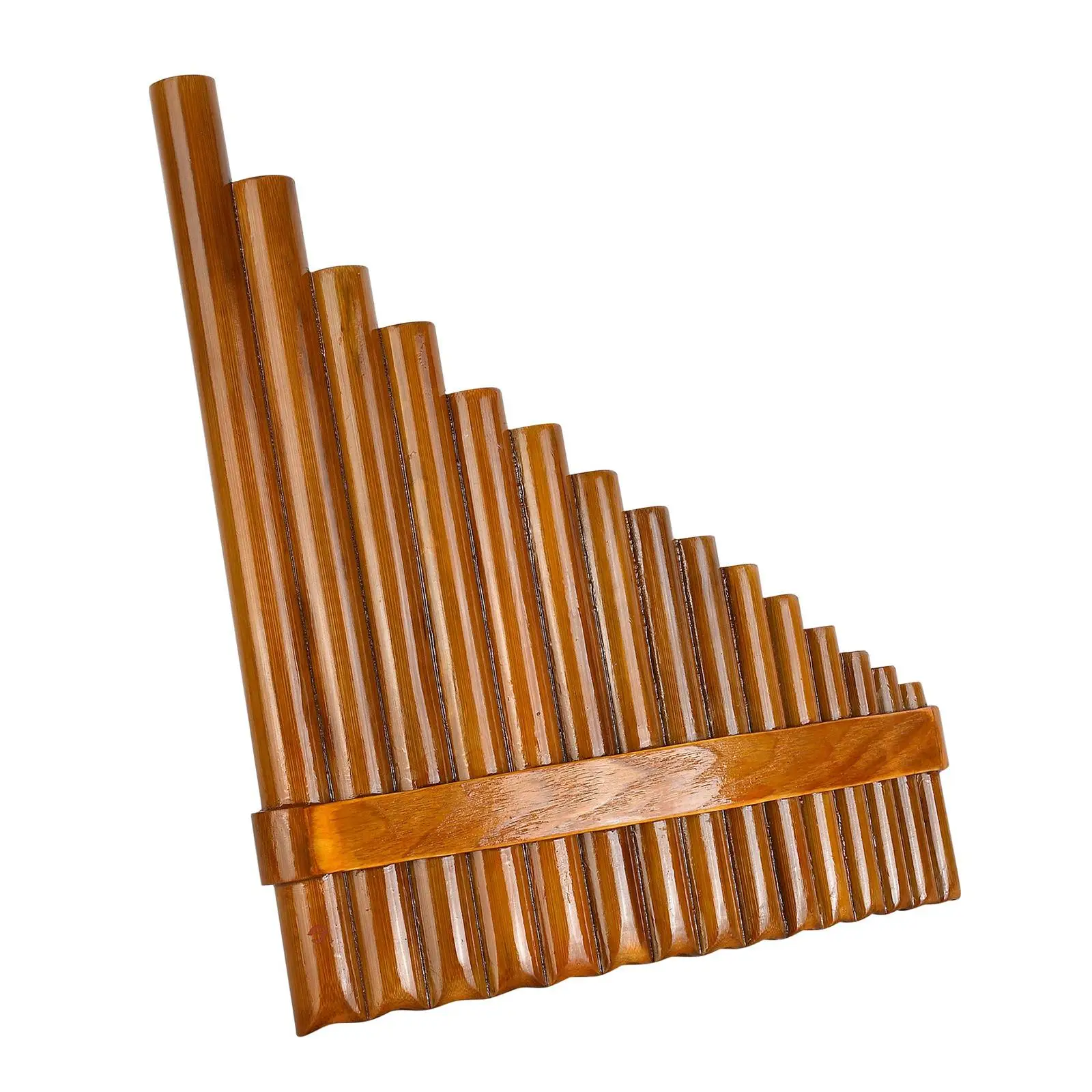 Flauta de pan, flautas de pan en clave de Sol, instrumento de viento de madera, 1 juego de flauta de bambú, flauta de pan musical natural, flautas musicales peruanas para practicar