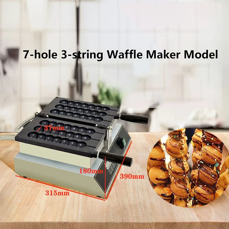 حار بيع الهراء عصا صانع غير عصا جديد فقاعة الكرة شكل السمان البيض سيخ عالية الجودة سيخ آلة كعكة التجارية