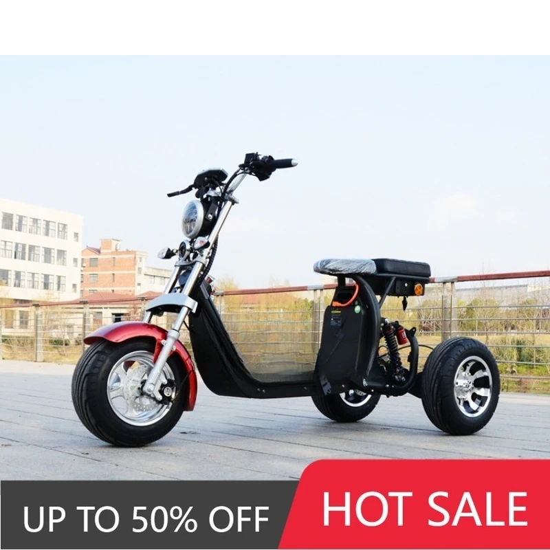 RRE Hot-selling adult three-wheeled electric tricycle 2000w CE certification