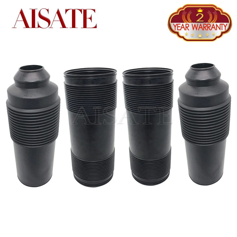 4PCS Front Rear Rubber Dust Boot Cover ABC Hydraulic Shock Absorber Repair kits for Mercedes R230 SL550 SL600 SL63 AMG 2003-2011