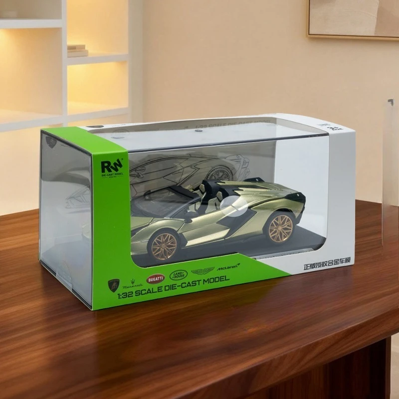 

Металлическая модель Lamborghini Sian в масштабе 1:32, коллекционная миниатюра, игрушечная машинка в подарочной коробке, подарок парню
