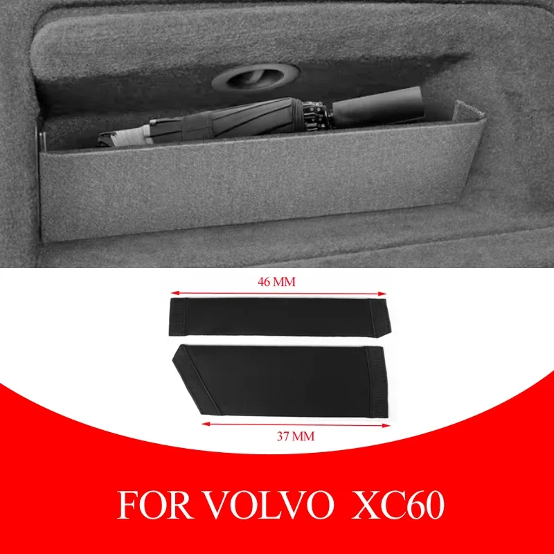 Auto Trunk Side Storage Organizer Board Partitions For Volvo XC90 2015-2023 car trunk accessories