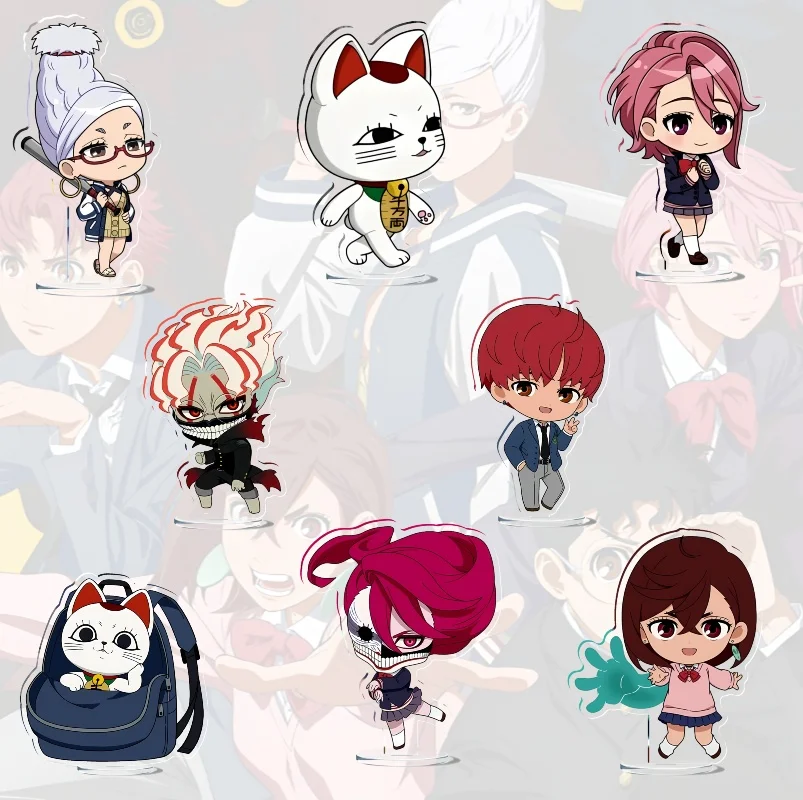 

Anime DANDADAN New Stand Cool Model Plate Decoration Acrylic Originality Desk Figure Display Fan Gift Cartoon Products Classic