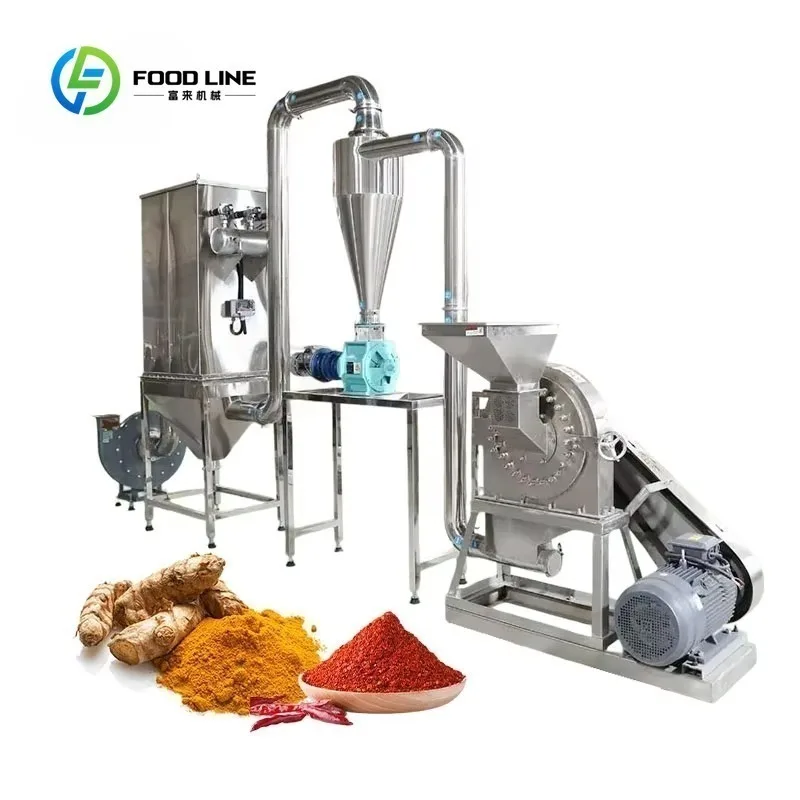 Full Automatic All Stainless Steel Food Pulverizer Grinder Machine