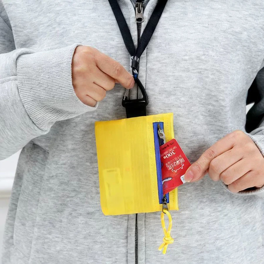 محفظة للعملات المعدنية مع طلاء السيليكون المتين، محفظة سفر صغيرة بسحاب، حقيبة للعملات المعدنية، حقيبة بطاقات كابل بيانات لسماعات الأذن #2