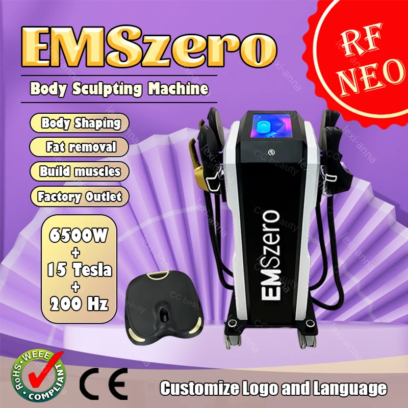 

2024 Newest EMSzero RF Body Sculpt Muscle Build Machine 4 Handles Ems Machine With Fat Burning Ems Slimming Sculpting Machine