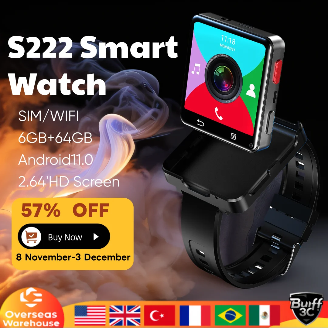 �y�Z�[�����zS222 �X�}�[�g�E�H�b�` 2.64�C���`���� Android11.0 64GB ROM �X�g���[�W �X�}�[�g�E�H�b�` �f���A���J���� GPS WIFI �A�v���X�g�A �M�t�g �V�i