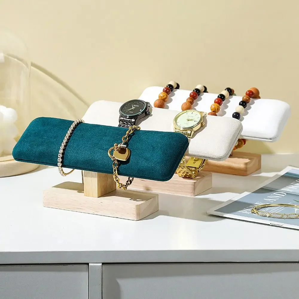 معلقة تخزين القلائد عرض حامل رفوف المجوهرات الكورية الساعات رف شاشة أساور حامل التعبئة والتغليف الساعات عرض موقف #1