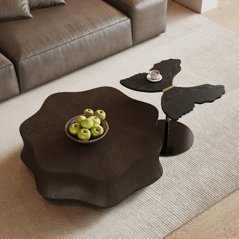 

Chinese Irregular Coffee Table Xenomorph European Vintage Professional Side Table Creative Couchtisch Lounge Suite Furniture