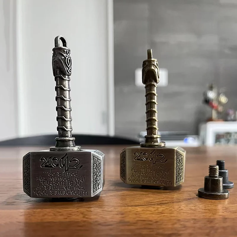 メタルフィジェットスピナーハンマーこまストレス不安ADHD緩和おもちゃティーンボーイズキッズ大人向けクリエイティブギフト