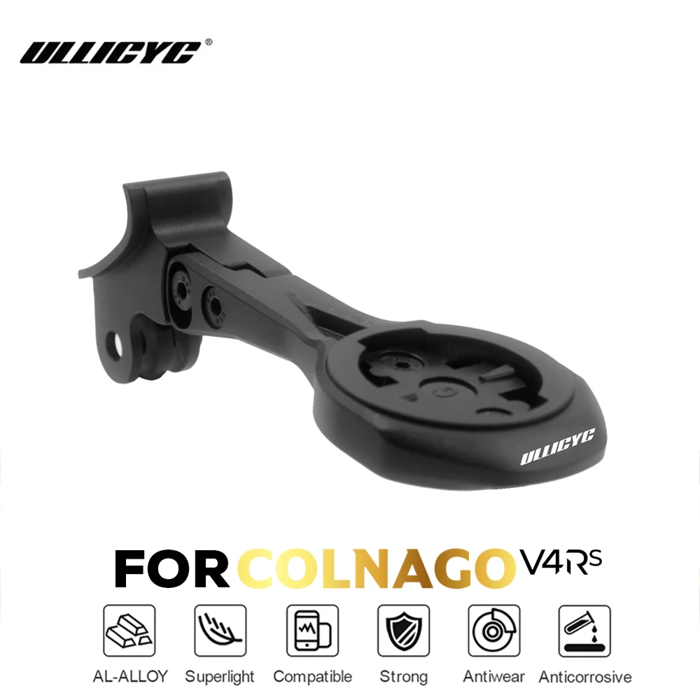 ULLICYC للكمبيوتر المقود المتكامل C68 V4RS CC.01 Gopro Mount متوافق مع GPS/Garmin/Bryton/Wahoo سبائك الألومنيوم