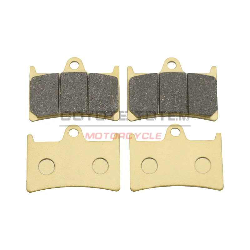 Motorcycle front and rear brake pads for Yamaha FZR 400 RR TZR 250 TZR 250 RS TZR 250 SPR FZS 600 Fazer 1998-2003