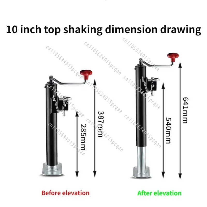 5000 lbs top rotary welding trailer jack camper RV parts RV accessories bracket support leg angle stabilizer boat jack