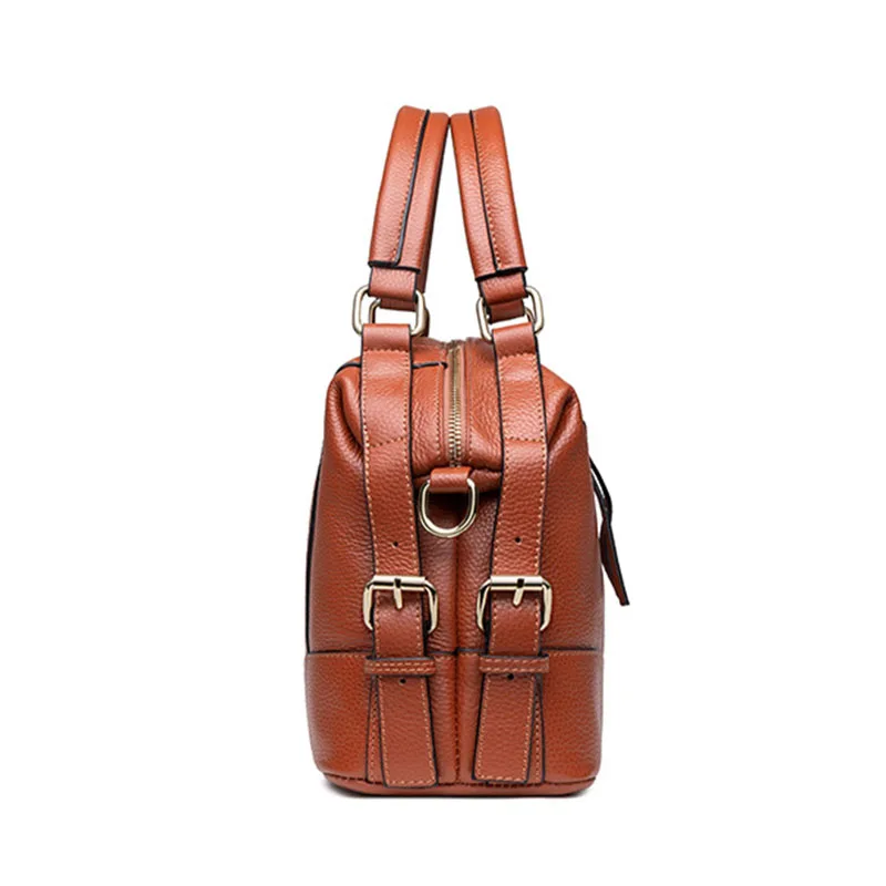 2023 Genuine Leather Women\'s handbag large capacity classic cowhide Lady tote Luxury designer Shoulder Messenger bags