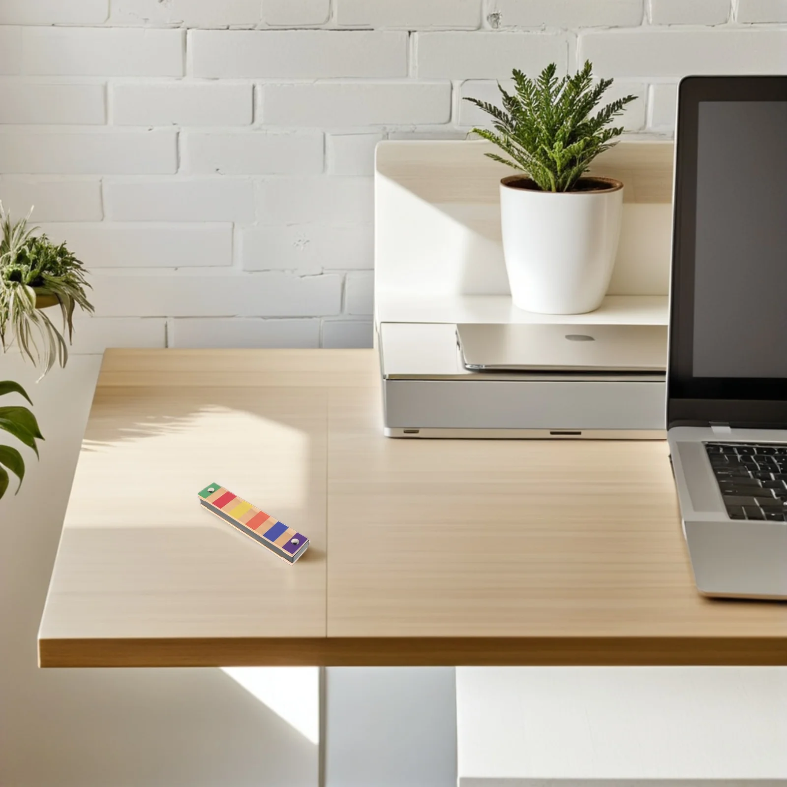 

2pcs Children Wooden Harmonica 16 Hole Double Row 6 Colors Musical Instrument Kids Toy Beginner Learning Kit Small Portable