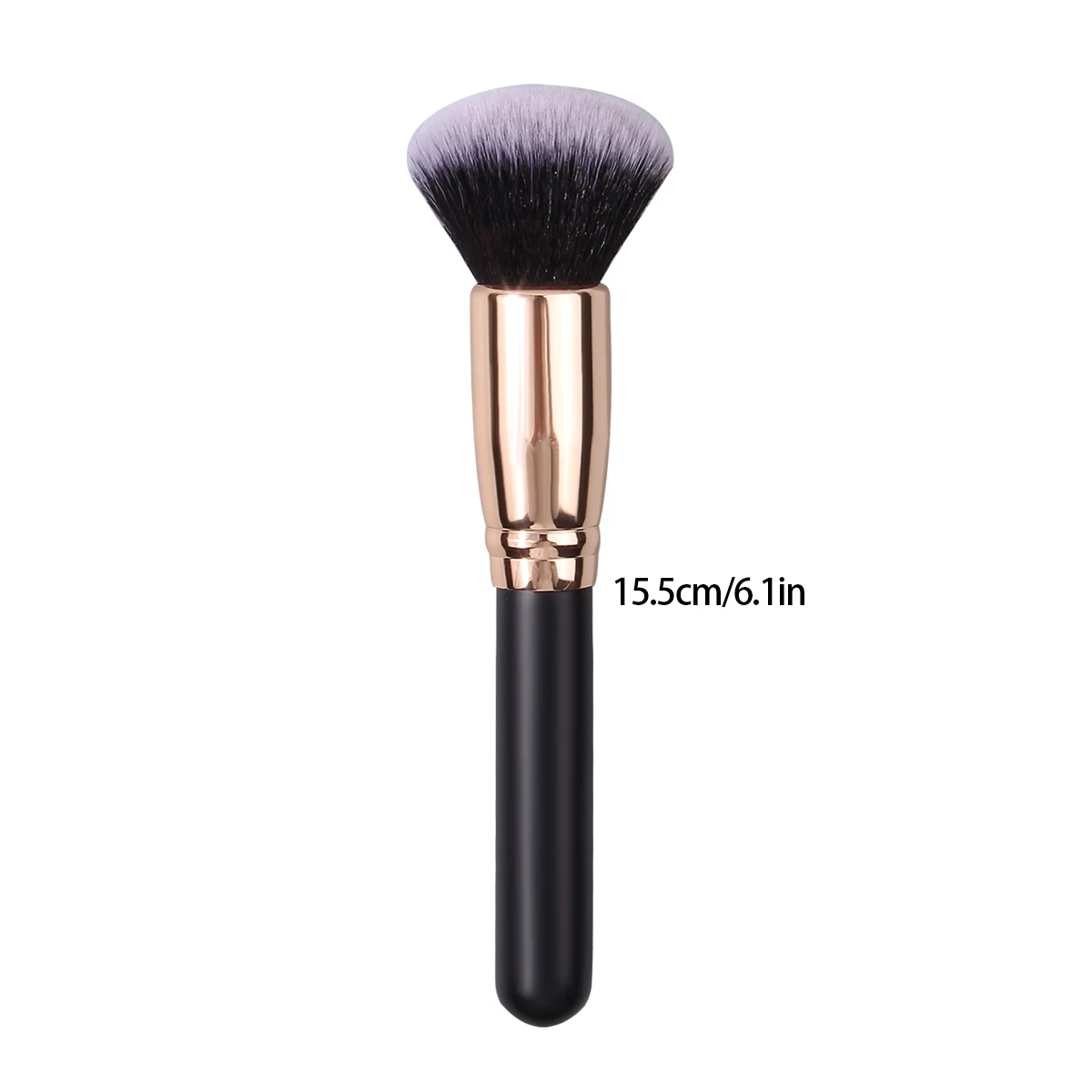 فرشاة مكياج واحدة رائعة مع شعيرات رقيقة وناعمة، فرشاة مكياج محمولة متعددة الوظائف للسفر، أداة تجميل