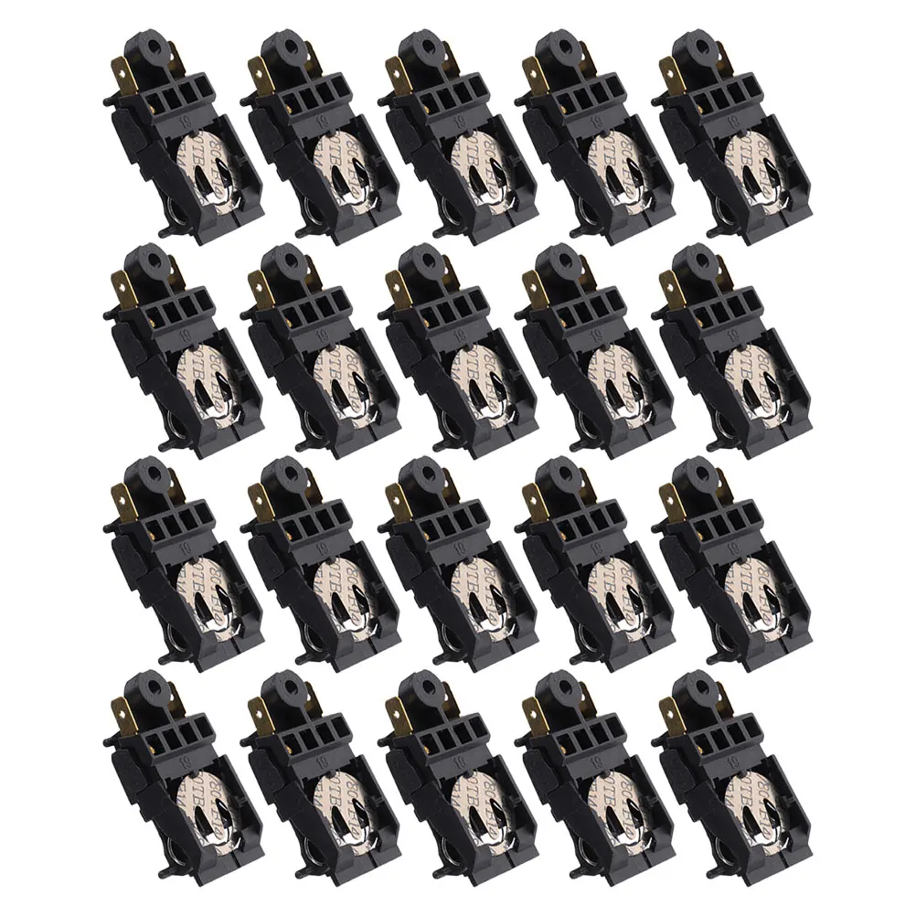 

20pcs Electric Kettle Part Kettle Thermostat Coupler Set Temperature Control Base Flame Retardant Material Copper Connector Wide