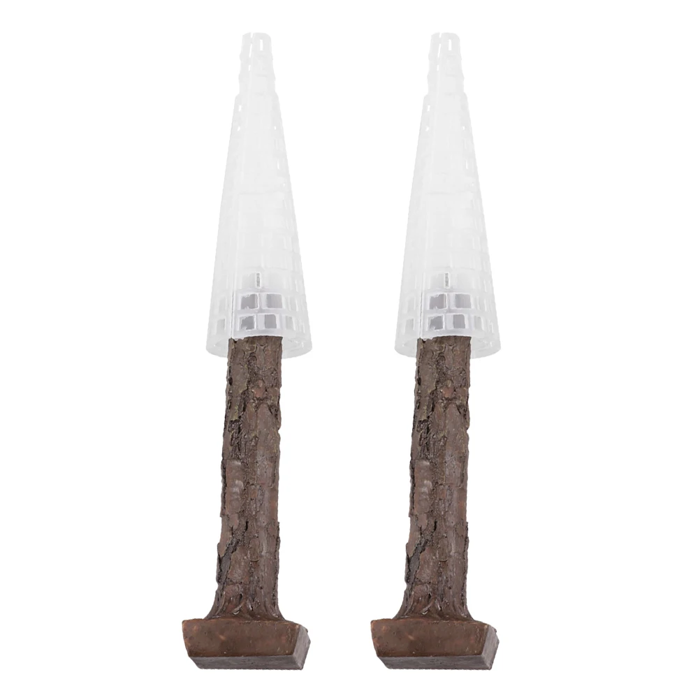 

2Pcs Plastic Moss Tree Aquarium Landscaping Decor Fish Tank Fake Plants Holiday Aquarium Tree Ornament Betta Fish Tank