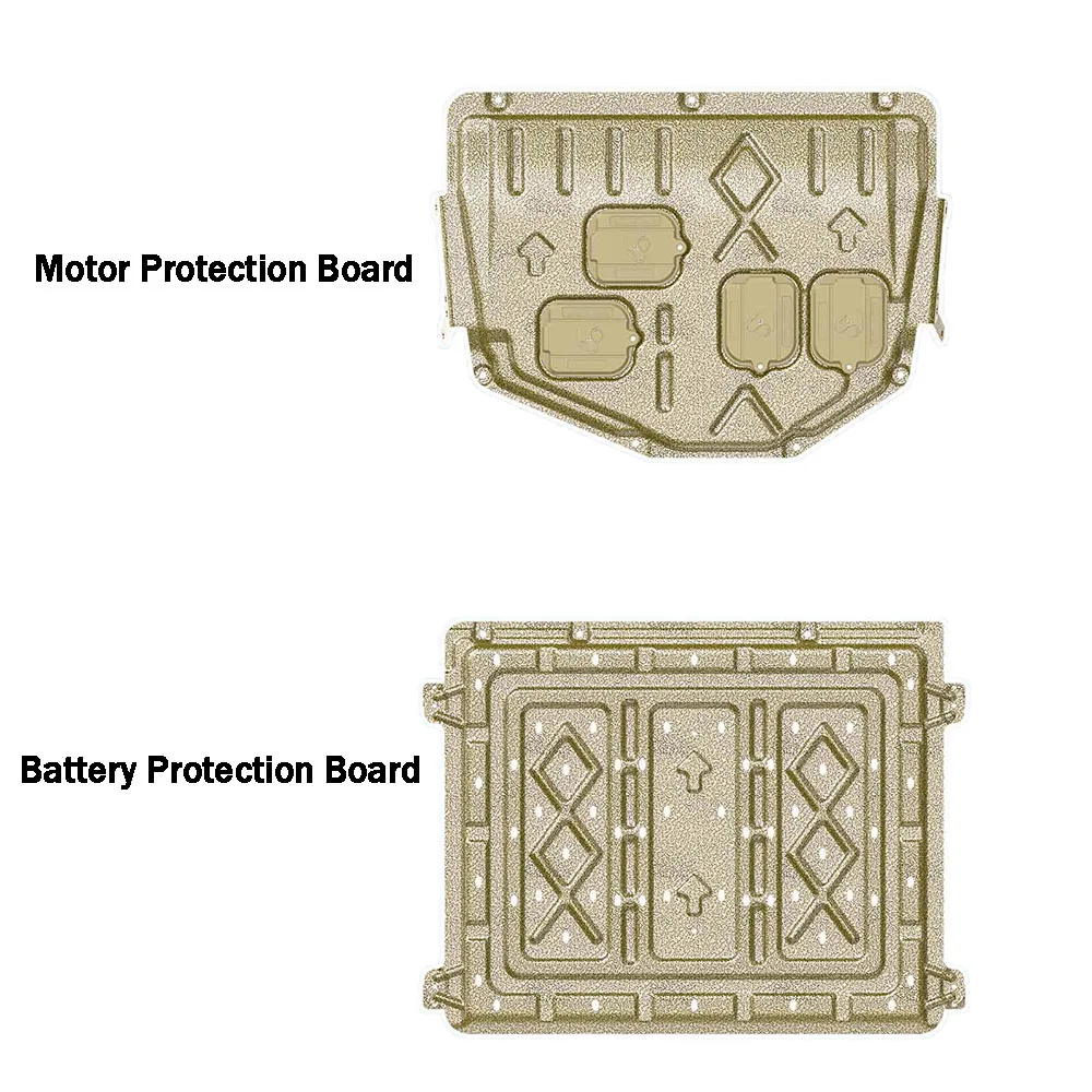 Piastra protettiva per motore anteriore Motore posteriore Batteria anteriore Batteria posteriore Bordo di protezione telaio per JETOUR SHANHAI L7 2024 1.5T 120KM