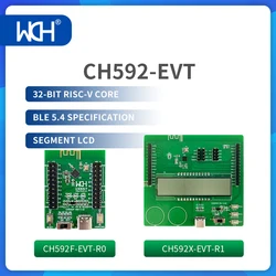 1/2Pcs/Lot CH592 Evaluation Board Bluetooth Low Energy(BLE) 5.4 USB 2.0 Full-Speed Segment LCD 2.4Ghz RF