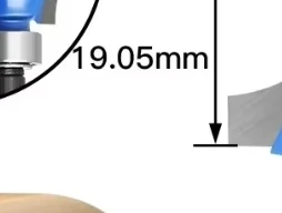 

Фреза для обработки дерева с хвостовиком 8 мм, 1 шт. – Фреза для снятия фаски с круглыми краями, 8-дюймовый хвостовик, фреза для деревообработки, филе-нож