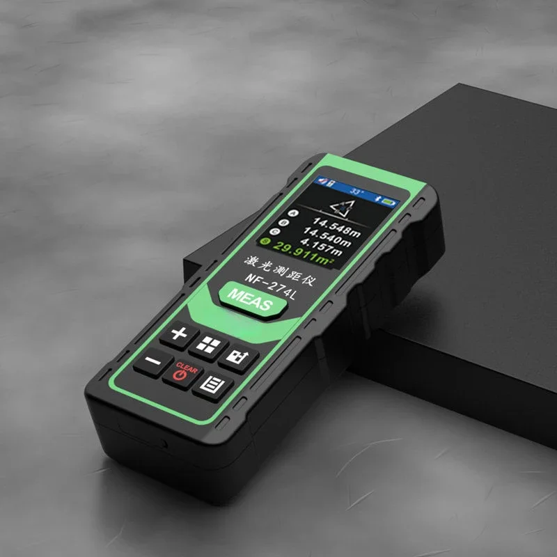 Laser Range Finder Handheld Electronic Infrared Green Light Distance Measuring Room Instrument Outdoor