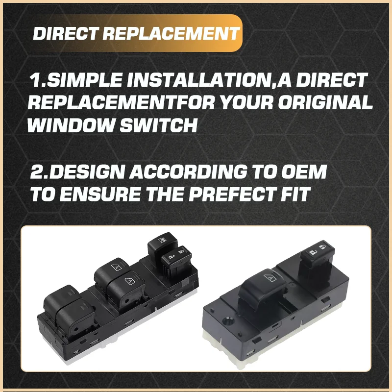 Interruptor de Control de ventana principal eléctrico LHD para Infiniti EX35 EX37 2008-2014 Nissan Altima L32 MK4 2007-2012 25401-ZN50C 14 + 2 pines