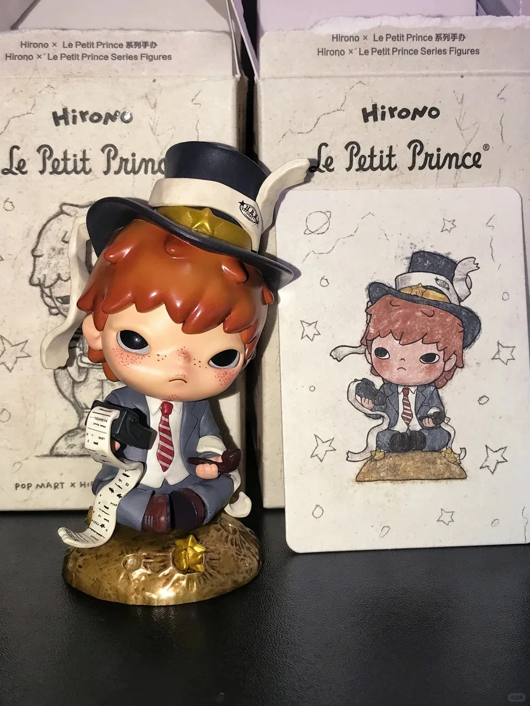 

POPMART Hirono Le Petit Prince Collaboration Series Cute and interesting toy blind boxes trendy decorative collection Xmas gifts