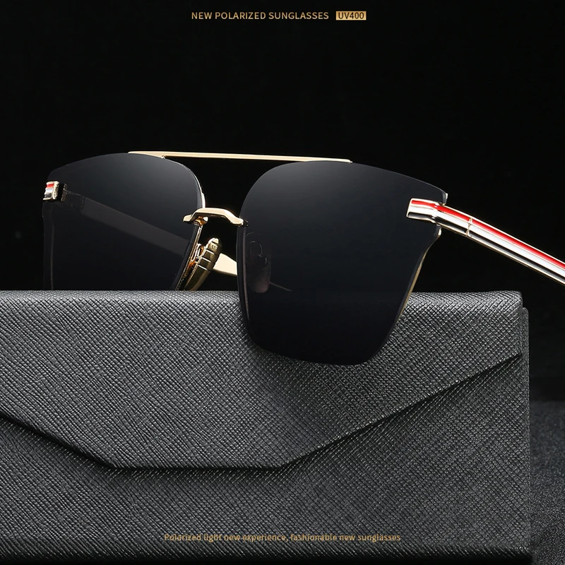 

New Fashion Brand Square Sunglasses Men Designer Metal Frame Retro Driving Sunglasses Women zonnebril dames