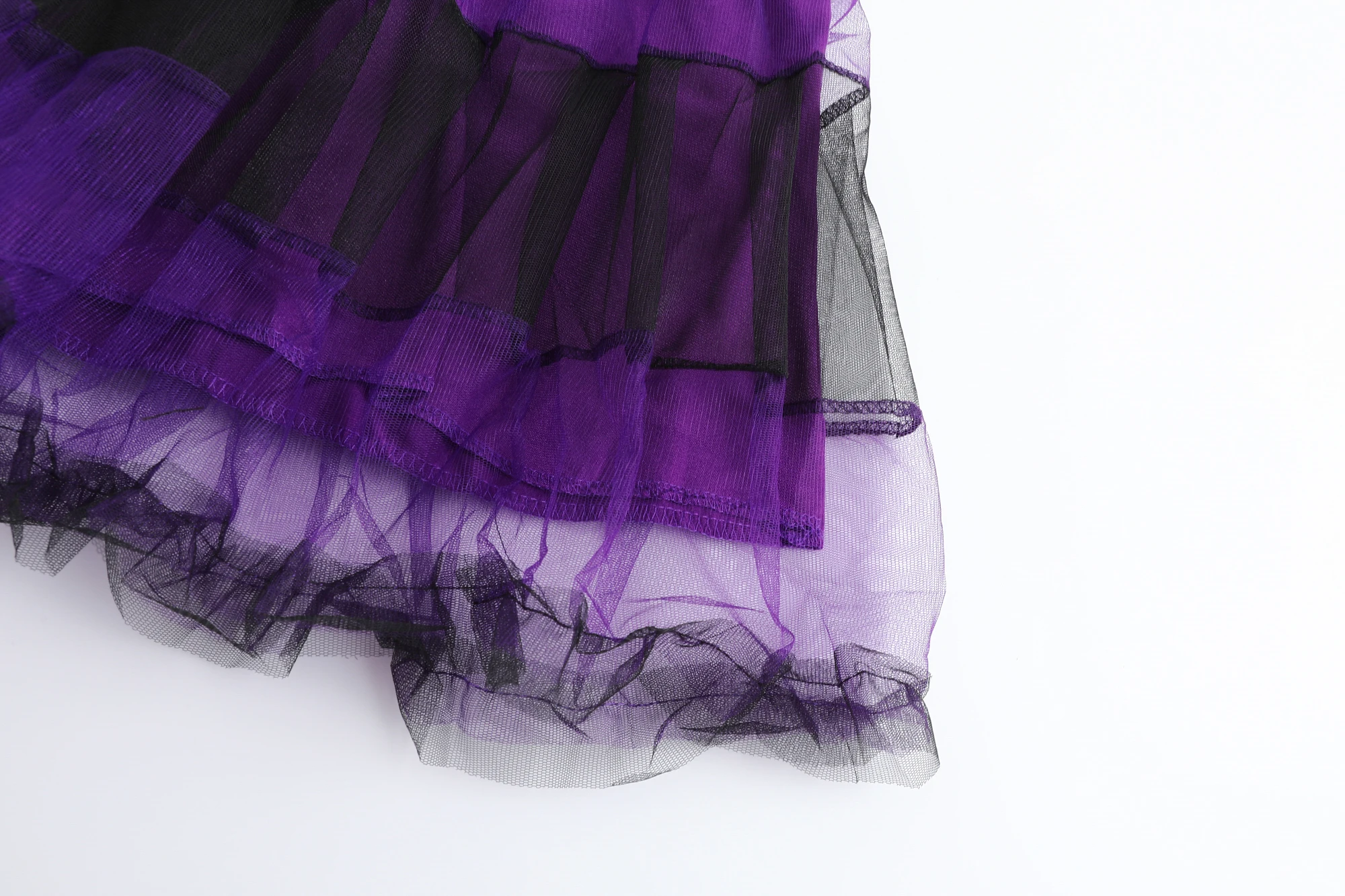 Kinder Mädchen Halloween Fledermaus Hexen Kostüm Komplettset mit Flügeln, Halskette, Socken, Netzstrümpfen und Handschuhen für Themenpartys – Detail 14