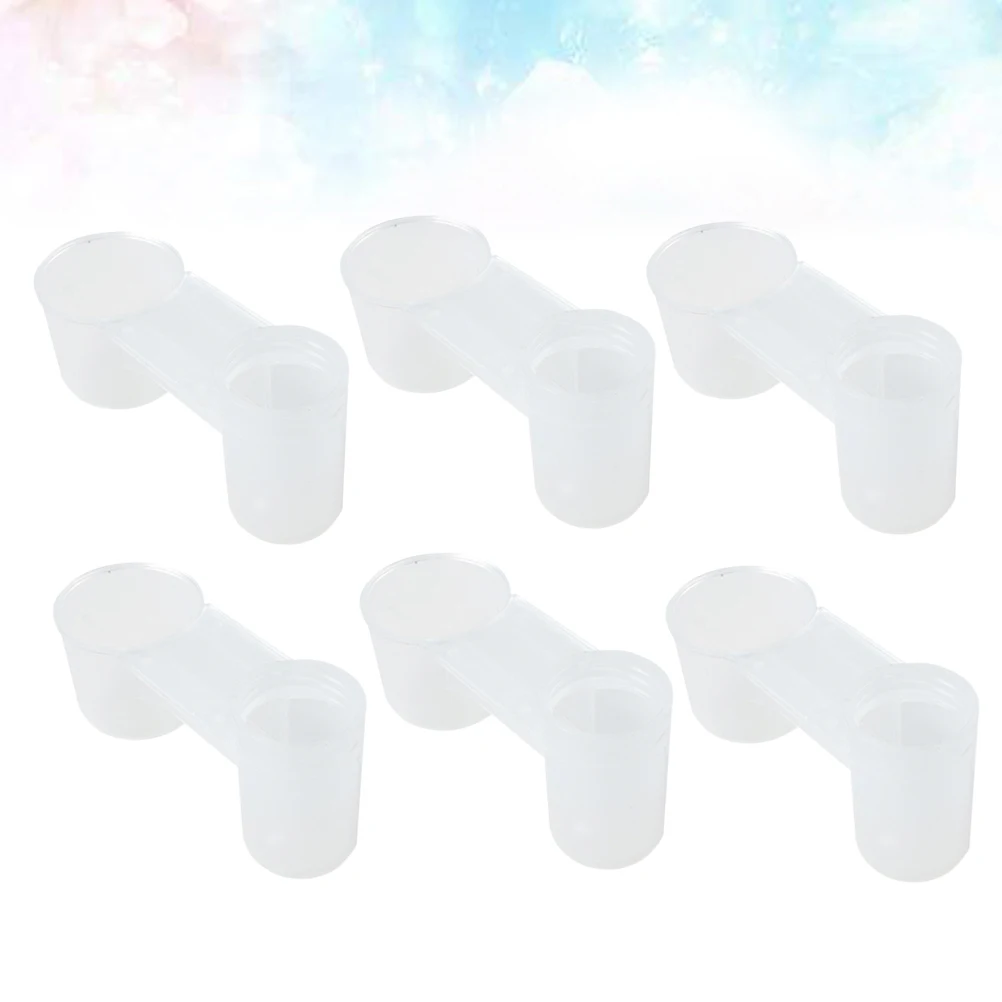 

20pcs Double Mouth Water Drinker Birds Waterer Durable Plastic Pigeon Autodrinker Parrot Feeding Supplies Pet Shop Home Zoo