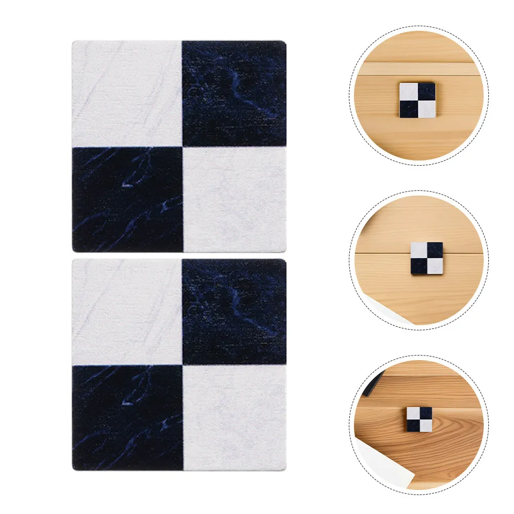 

30Pcs Miniature Simulated Wood Floor Tiles for Dollhouse Interiors Realistic Grain Texture Self Adhesive Vinyl Flooring