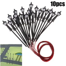 10pcs LED  DIY Street Lamp LED Model  H0 TT 00 3V Garden Decoration Light Lighting Plastic Sand Table Supporting Landscape