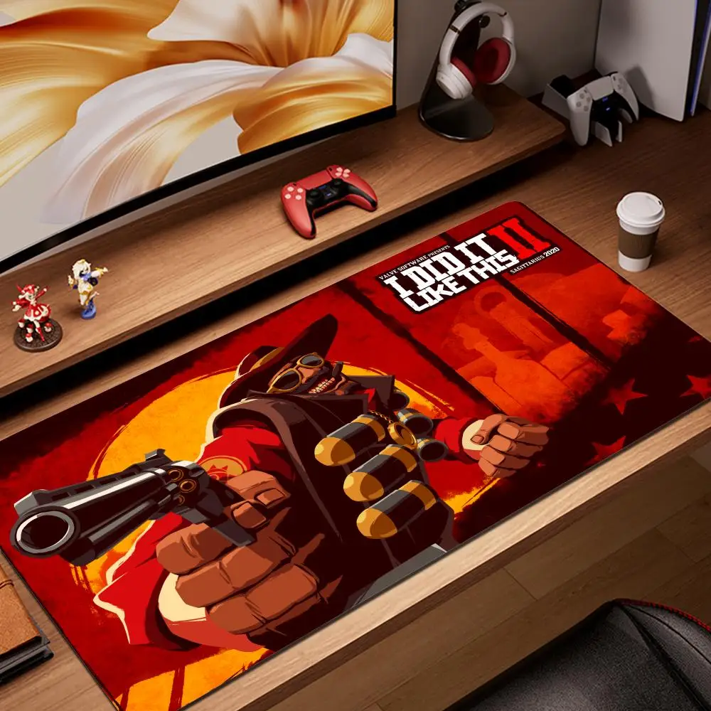 Mouse Pad Varmilo Team Fortress 2 Mouse Pad Desk Cute HD Desk Pad Extended Gaming Keyboard Mats Large XXL Gamer Mousepad 90x40