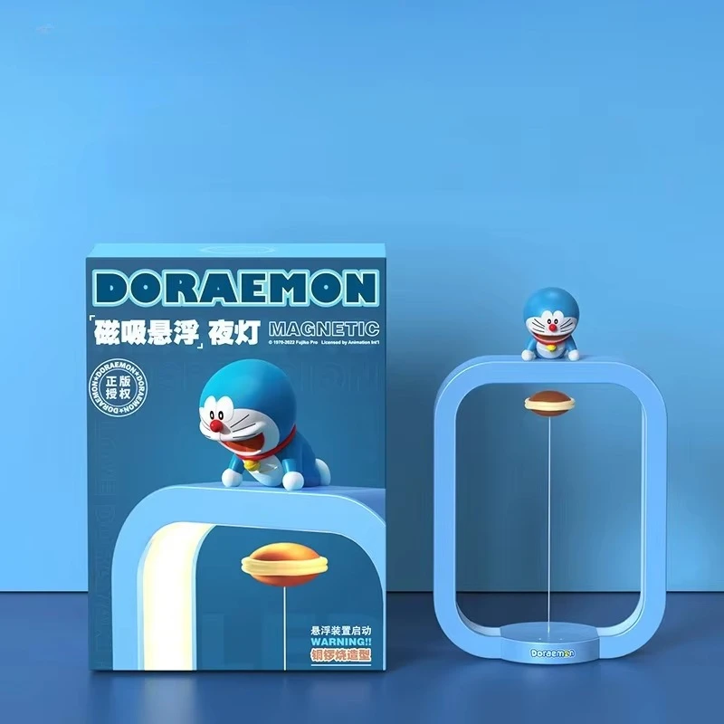 Lampu Hias Desktop Doraemon Lampu Levitasi Magnetik Lampu Meja Kartun Lampu Malam Ornamen Animasi Hadiah Ulang Tahun