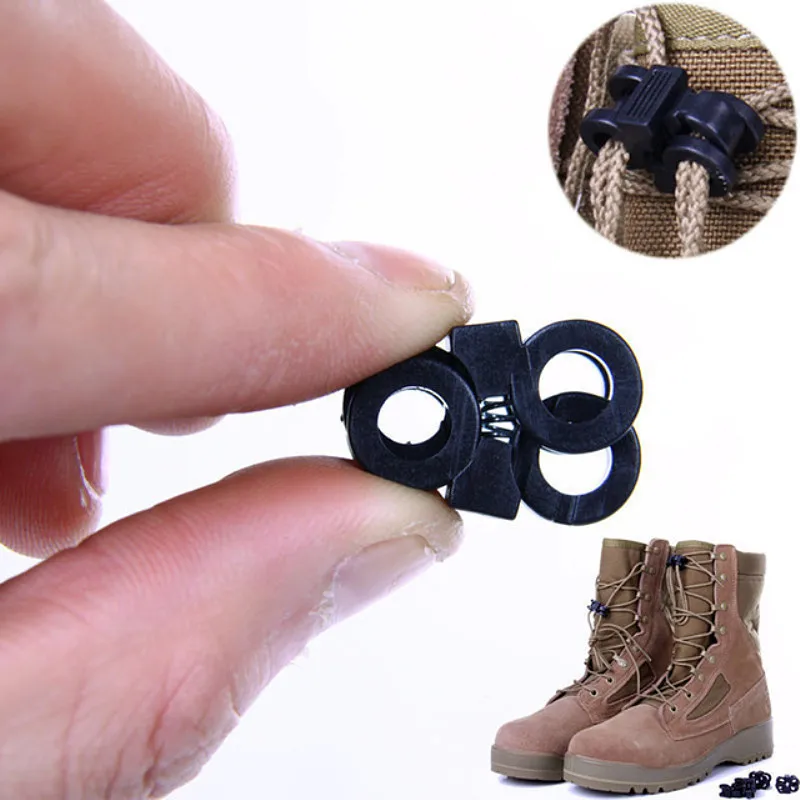 1pcs Antiskid Shoelaces Buckle Rapid Shoes Molle Tactical Backpack for Shoes Convenient Backpack Climbing Camping Travel Kits