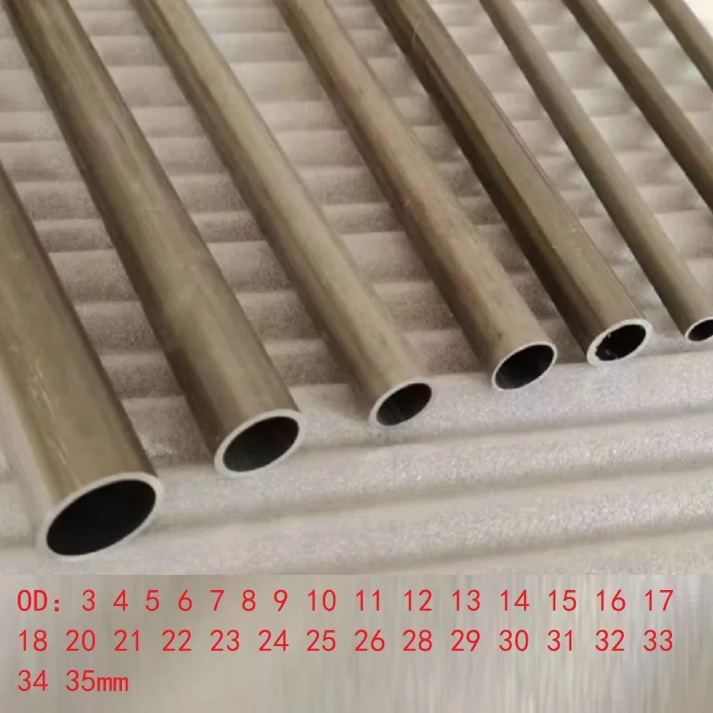 Aluminium Tube OD 3 4 5 6 8 9 10 12 14 15 16 18 20 21 22 23 24 25 26 28 30 31 32 33 34 35mm Round 6061 Aluminum Alloy Metal Pipe