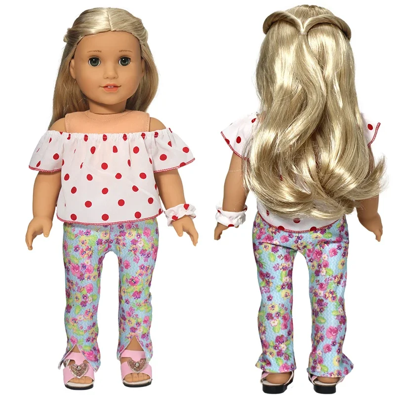 18 Inch American Og Girl Doll Fashion Dress 40Cm Baby Dolls Clothes Wears Kids Girl Birthday Gifts