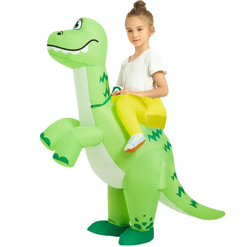 Dinosaure Gonflable 303 pour Adulte et Enfant, ixAmusante, Anime, Pourim, Noël, Halloween, Cosplay, Geldress, Nouveau