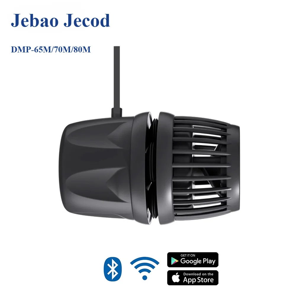 Jecod/Jebao Neue Kabellose DMP-65M/70M/80M WiFi Bluetooth App-gesteuerte Süßwasser- und Salzwasser-Aquarium-Wellenmacherpumpe